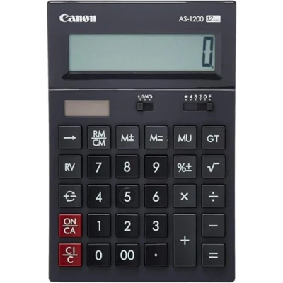 Imagen de Calculadora sobremesa Canon AS 1200 Negra