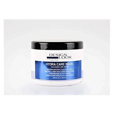 Imagen de DESIGN LOOK MASCARILLA HIDRATANTE HIDRA Care Macadamia Y ARGAN 1000ML, Negro, Estandar