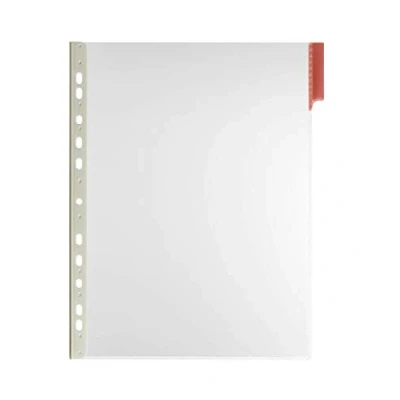 Imagen de Durable 560703 Panel de pantalla funciones A4, bolsa 5 piezas, rojo