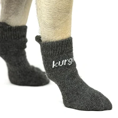 Imagen de Kurgo Blaze Calcetines para Perros, elásticos Mascotas, Zapatos Exteriores 1 Juego de 4 Pequeños, S