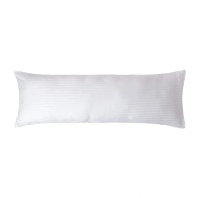 Imagen de HOMESCAPES Funda de Almohada Larga 100% algodón Egipcio 330 Hilos 50 x 40 cm Color Blanco