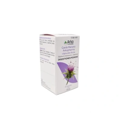 Imagen de Arkopharma cardo mariano Capsulas,Digestiones Pesadas Protector hepático Detox Extracto de Antioxidante Protección Hígado (45)