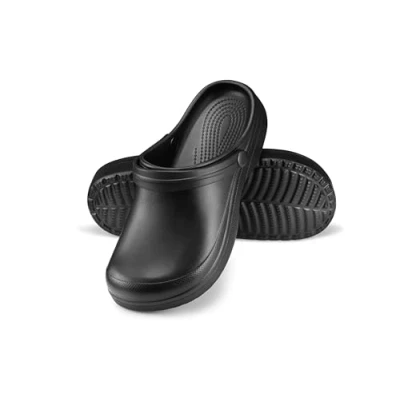 Imagen de ESTRO Zapatillas Cross Mujer Suecos Zuecos Verano Clogs de Trabajo Zapatos Sanitarios F07 (37 EU, Negro)
