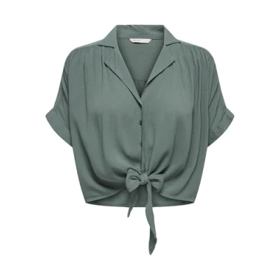 Imagen de ONLY Onlpaula LIFE TIE Shirt Blusa, Mujer, Talla: Large, Balsam green