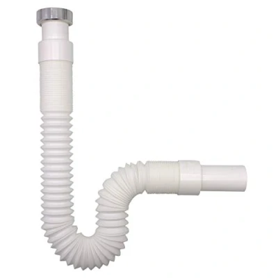 Imagen de VARIOSAN Manguera de drenaje flexible 13972, 1 1/4&quot; x 32 mm, sifón/trampa olor para lavabo, extensible 320 880 mm