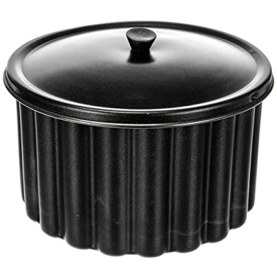 Imagen de Ibili Molde PUDIN C/Antiadherente 20 CMS, Stainless Steel, Negro, x 5 cm