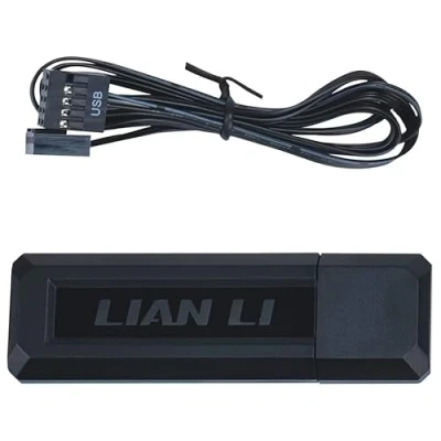 Imagen de Lian Li UNI FAN SL Controlador inalámbrico RGB, sincroniza hasta 16 ventiladores para una configuración ultra limpia, color negro
