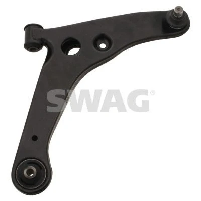 Imagen de SWAG 80 93 2072 Barra oscilante, suspensión de ruedas con apoyo Eje delantero, derecha Brazo oscilante transversal Chapa acero MITSUBISHI: Lancer 7
