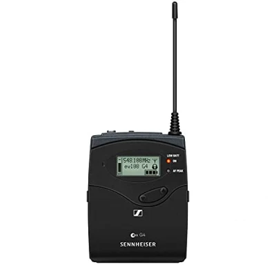 Imagen de Conjunto portátil de micrófono lavalier inalámbrico Sennheiser (EW 122P G4 A1)