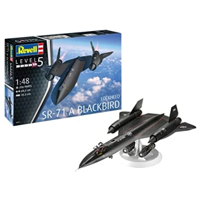 Imagen de Revell 04967 Lockheed SR 71 Blackbird Juego de modelos a escala 1:48, sin barnizar