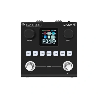 Imagen de M Vave Blackbox Controlador MIDI Bluetooth Pedal portátil y versátil para guitarra, bajo, control DAW, conectividad inalámbrica, recargable, vivo estudio
