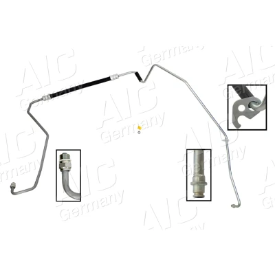 Imagen de AIC 58453 Manguera hidráulica, dirección FORD: Transit Mk5 Furgón, Mk6 Bus