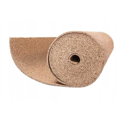 Imagen de Rollo de corcho por metro, 1 m ancho x 10 largo, superficie (10 m²), grosor 2 mm a mm. Aislamiento acústico suelos y paredes corcho. Corcho(8 mm)