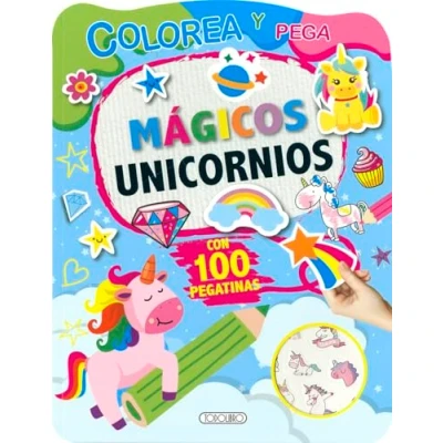 Imagen de Magicos Unicornios. Colorea Y Pega