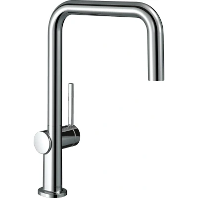 Imagen de Hansgrohe Talis M54 U 220 Single Lever Kitchen Mixer Tap 1Jet Chrome Grifo Monomando para Cocina, Cerámica, Cromo, ComfortZone 220mm