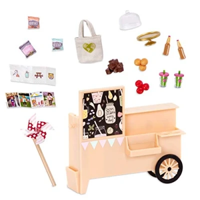 Imagen de Lori Carrito de Comida para Llevar Muñecas Fashion y Accesorios, Multicolor, S (LO37057Z)