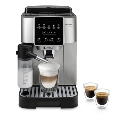 Imagen de Cafetera superautomática De&#039;Longhi Magnifica Start Milk, ECAM220.80.SB, Molinillo integrado,Depósito leche,Táctil, Espumado automático, 1450W, 15bar
