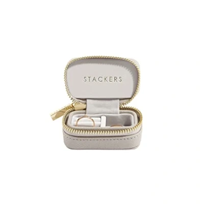 Imagen de Stackers Joyero de viaje pequeño gris pardo