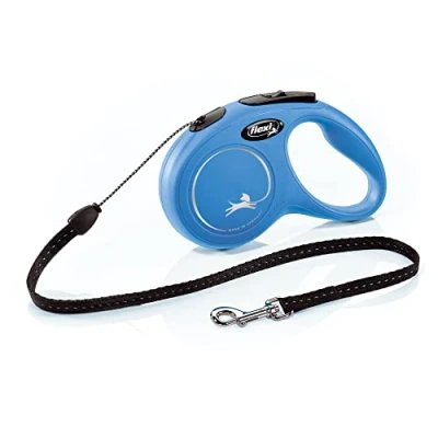 Imagen de flexi New Classic S Cord 5 m, Nailon, Azul, Small 16 ft