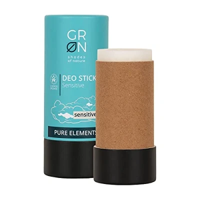 Imagen de Grn shades of nature 30248 Desodorante cosmético orgánico en barra sensible para pieles sensibles 0% aluminio plástico sin perfume adicional 40 g