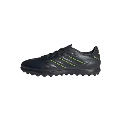 Imagen de adidas Copa Pure III League Turf Football Boots, Botas de fútbol Unisex Adulto, Core Black/DGH Solid Grey/Lucid Lemon, 48 EU