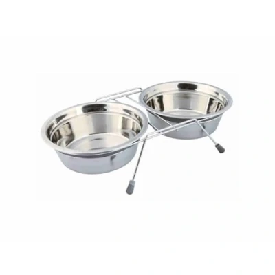 Imagen de TRIXIE Set Comederos Eat on Feet, Antivibración para Perros