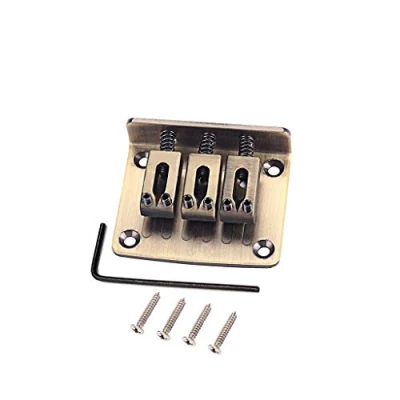 Imagen de Alnicov Cigar Box Piezas de guitarra (3 cuerdas), color bronce
