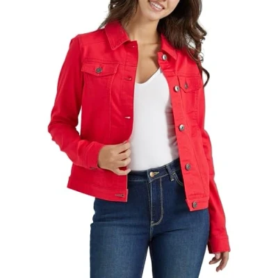 Imagen de Wrangler Authentics Stretch Denim Jacket Chaqueta Vaquera, Getaway Solids, L para Mujer