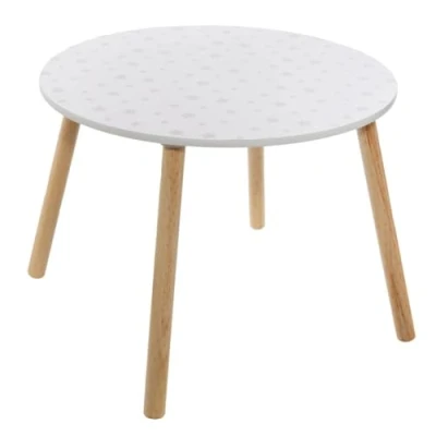 Imagen de ATMOSPHERA CREATEUR D&#039;INTERIEUR PATRÓN DE Mesa SUAVIDAD, Blanco, D.60xH.43,5cm