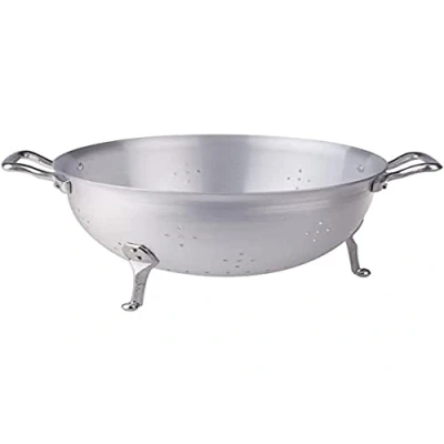 Imagen de Ollas Agnelli Colador 3 Pies, Aluminio BLTF, con 2 Asas en Acero Inoxidable, Plata, 26 cm
