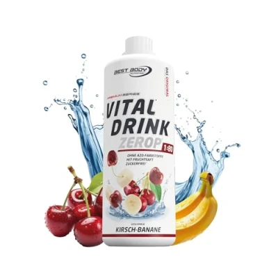 Imagen de Best Body Nutrition Low Carb Vital Drink Cherry Banana 1000 ml
