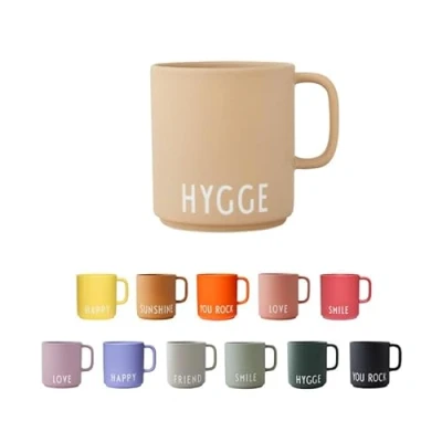 Imagen de design letters Tazas de Cafe Ideal Regalos Originales para Mujer, Hombre Regalar Desayuno Porcelana Taza Te con Letras Grabadas 250 Ml