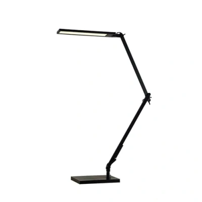 Imagen de LED lámpara de mesa &#039;Antisa&#039;con dimmer táctil (Moderno) en Negro hecho Plástico (1 llama,) Lindby