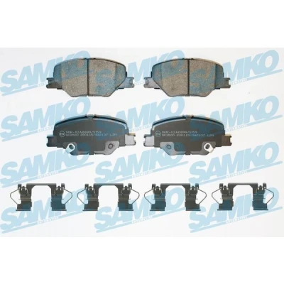 Imagen de SAMKO 5SP2107K Juego de pastillas freno con accesorios OPEL: Insignia B Grand Sport, Sports Tourer