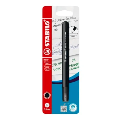 Imagen de STABILO Rotulador puntafina premium dr!ver Pack con 1 unidad color negro