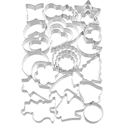 Imagen de ORIGINAL KAISER Juego moldes para Cortar Galletas, Acero Inoxidable, 25 Piezas