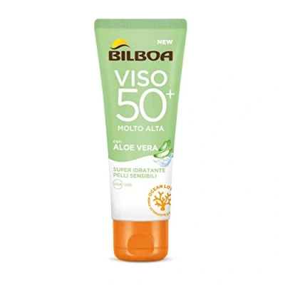Imagen de Aloe Vera Pelli Sensibili Crema Viso Super Idratante Spf50 50 Ml