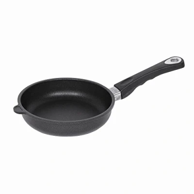 Imagen de AMT Gastroguss 2059561 Ronda sartén Plana Moldeada Aluminio Negro/Gris 20 cm