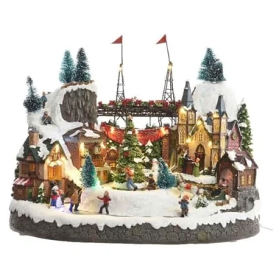 Imagen de PUEBLO NAVIDEÑO 25,5x39x31,5cm 25L
