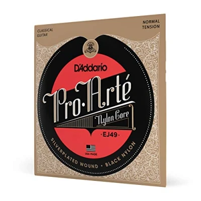 Imagen de D&#039;Addario Cuerdas Guitarra Española de para EJ49 Juego Cuerdas, Negro