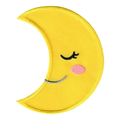 Imagen de PatchMommy Luna Parche Termoadhesivo Bordado para Ropa Parches Infantiles y Apliques Niños