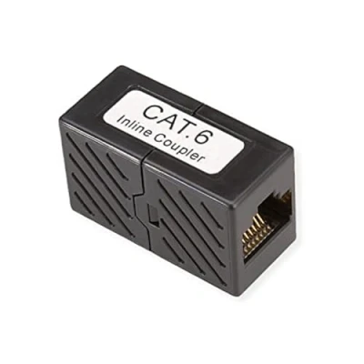 Imagen de Roline Rj 45 Modular Coupler, Cat.6, Unshielded, Black