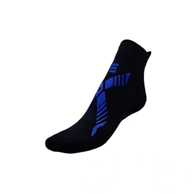 Imagen de R EVENGE Calcetín Pool Classic Q NOVA, ideal para actividades en agua y superficies mojadas, antibacteriano antideslizante (IT, número, 42, 45, regular, Negro azul), azul.