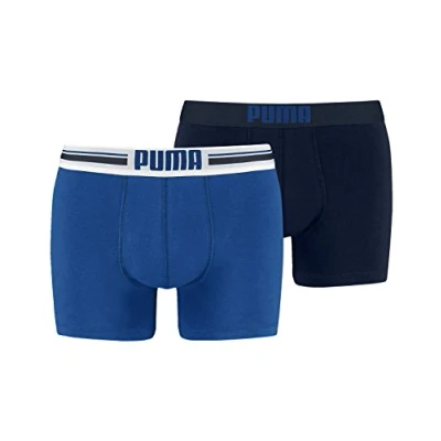 Imagen de PUMA Men Everyday Placed Logo Boxers, Ropa Interior Hombre, True Blue New, S