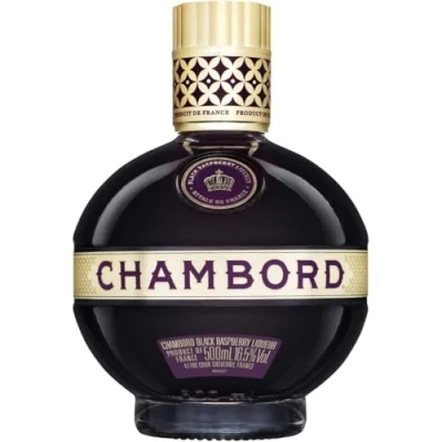 Imagen de Chambord Licor de Frambuesa Negra, Sabor Dulce y Afrutado, 16,5% Vol. Alcohol, 500 ml
