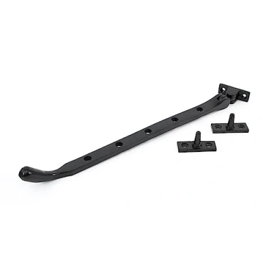 Imagen de From the Anvil Cast Pear Drop 33745 Barra de bloqueo para ventanas (30,4 cm), color negro