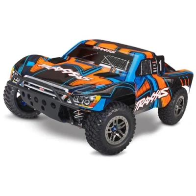 Imagen de TRAXXAS Slash 68277 4 ORNG RTR Clipless VXL Ultimate 4x4 Batería sin cargador, color naranja