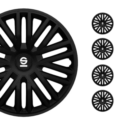 Imagen de SPARCO Bergamo SPC1685BK Tapacubos 16in negro
