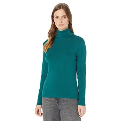 Imagen de Tommy Hilfiger J2rh0304 for M Cuello de Tortuga, Bosque, para Mujer