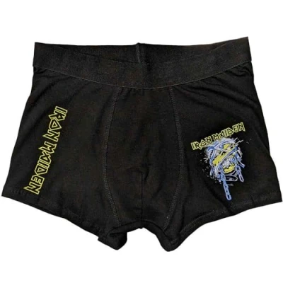 Imagen de Rock Off Iron Maiden Powerslave Head Calzoncillos tipo bóxer unisex, Negro, L